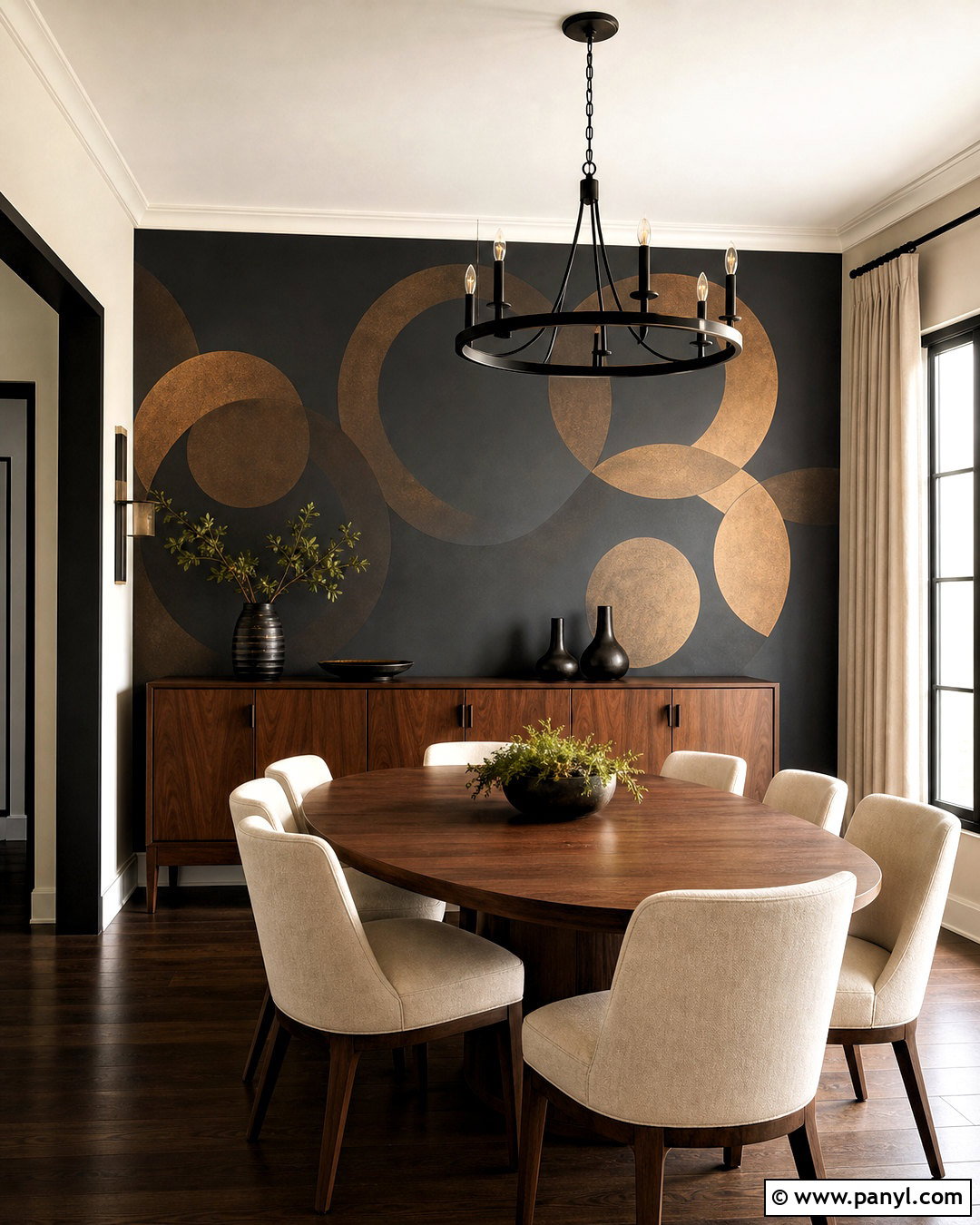 Metallic Spray Paint Wall - 20 spray paint wall ideas