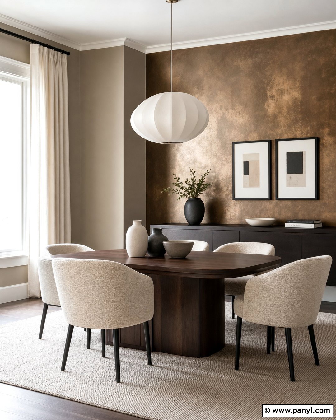 Metallic Wall Paint - 35 decorative wall paint ideas