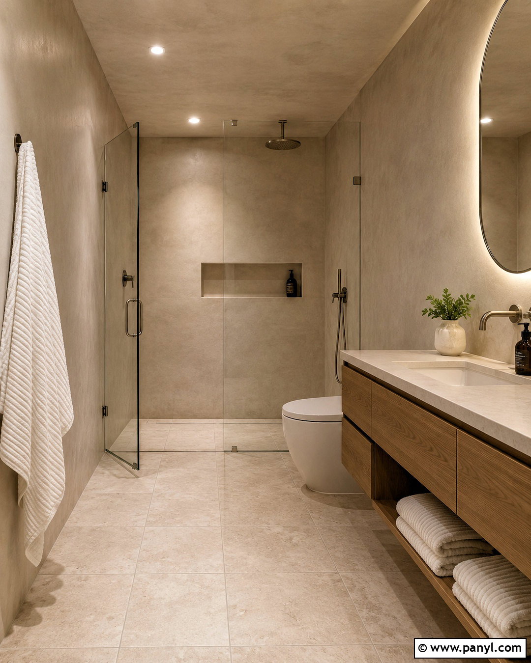 Microcement Wall Interior - 20 wall material texture interiors
