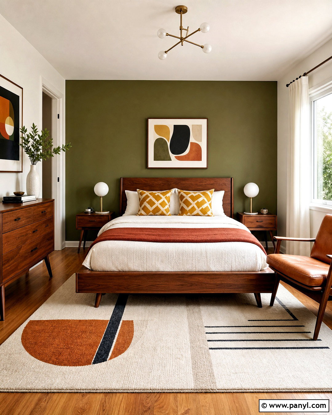 Mid-Century Modern Bedroom - 20 bedroom inspirations