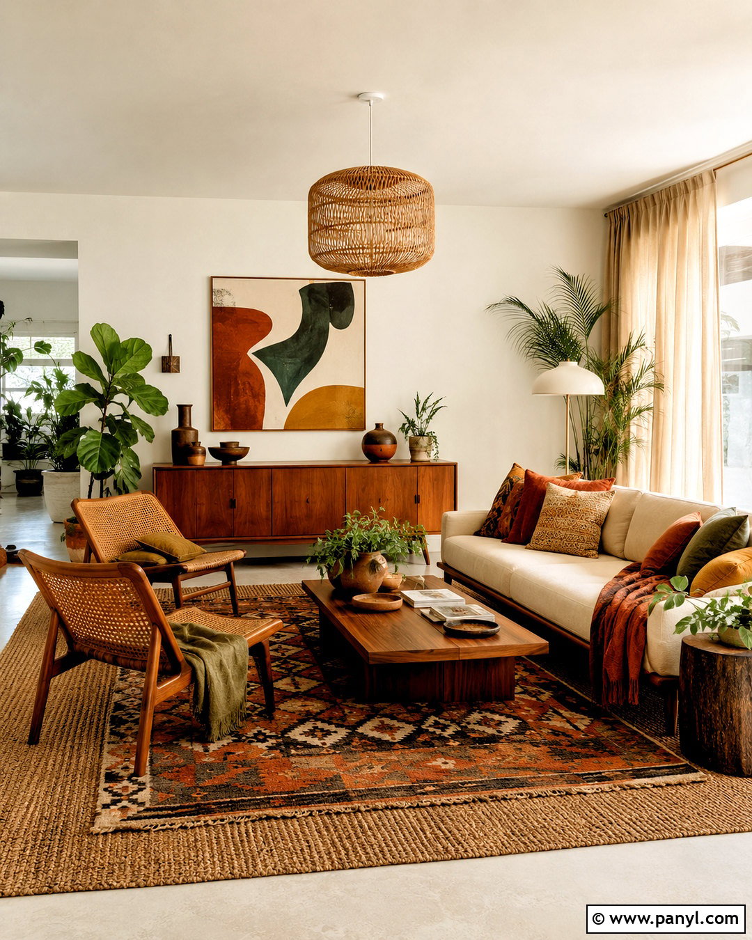 Mid Century Modern Boho Room - 20 mid century modern decor ideas