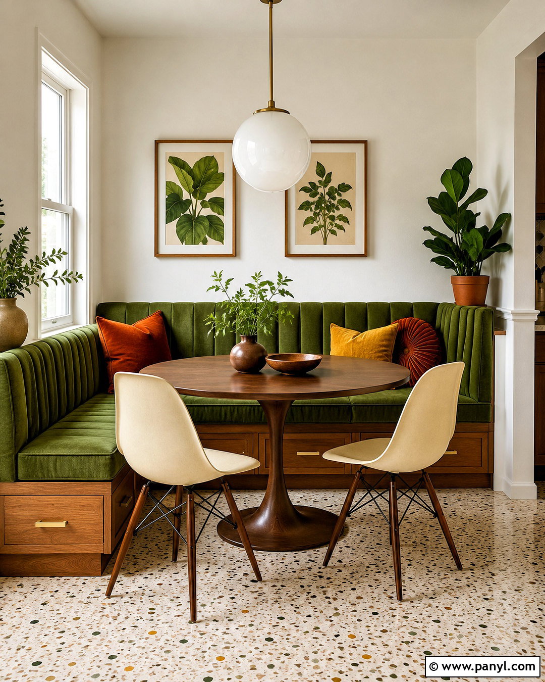 Mid Century Modern Breakfast Nook - 20 mid century modern decor ideas