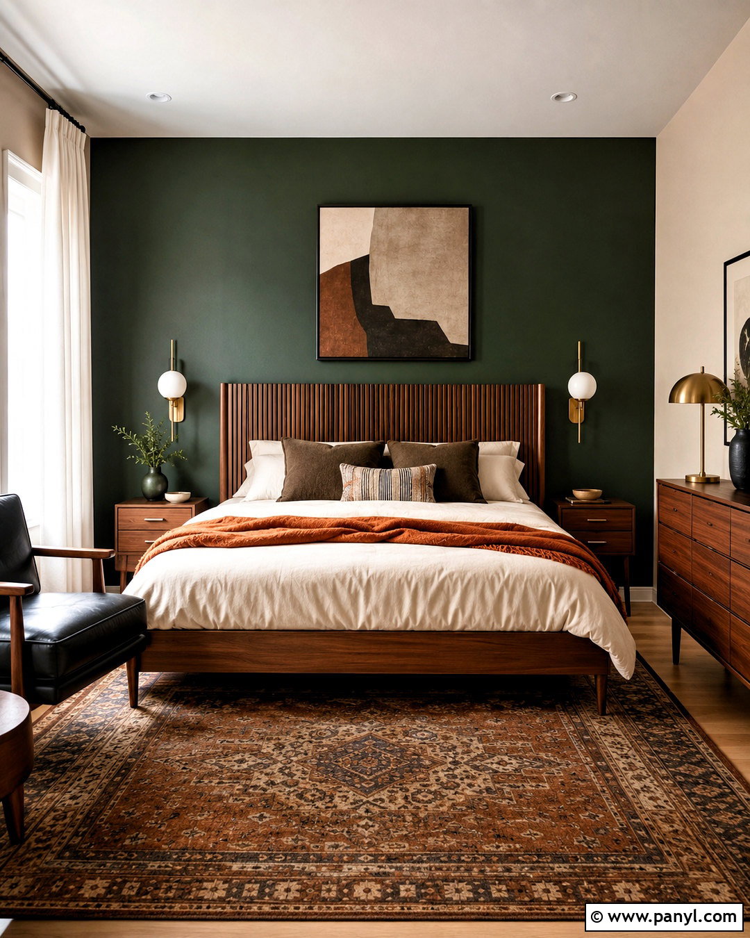 Mid Century Modern Dark Bedroom - 20 mid century modern decor ideas
