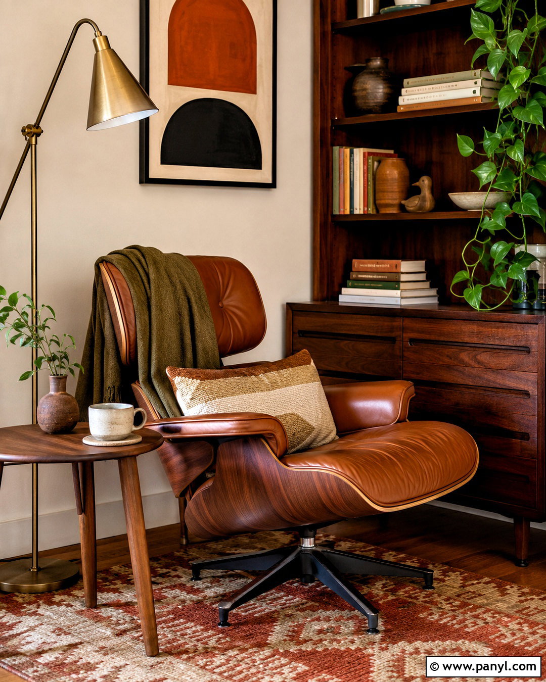 Mid Century Modern Reading Corner - 20 mid century modern decor ideas
