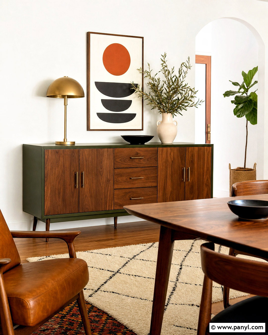 Mid Century Sideboard - 20 sideboard makeover ideas