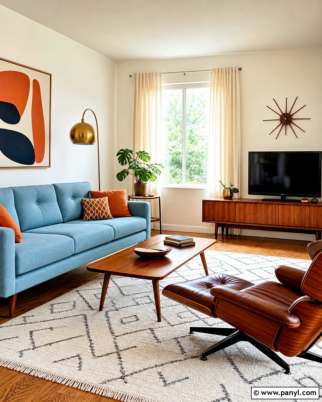 20 Light Blue and Brown Living Room Ideas for a Warm, Airy Home