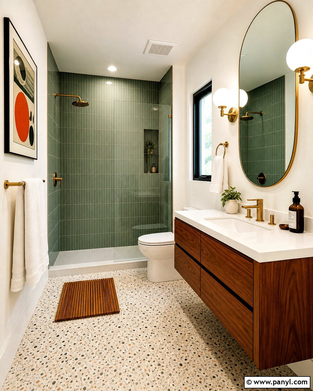 Midcentury Modern Bathroom - 20 bathroom design ideas