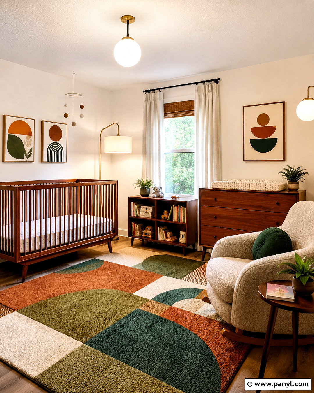 Midcentury Modern Nursery - 20 nursery design ideas