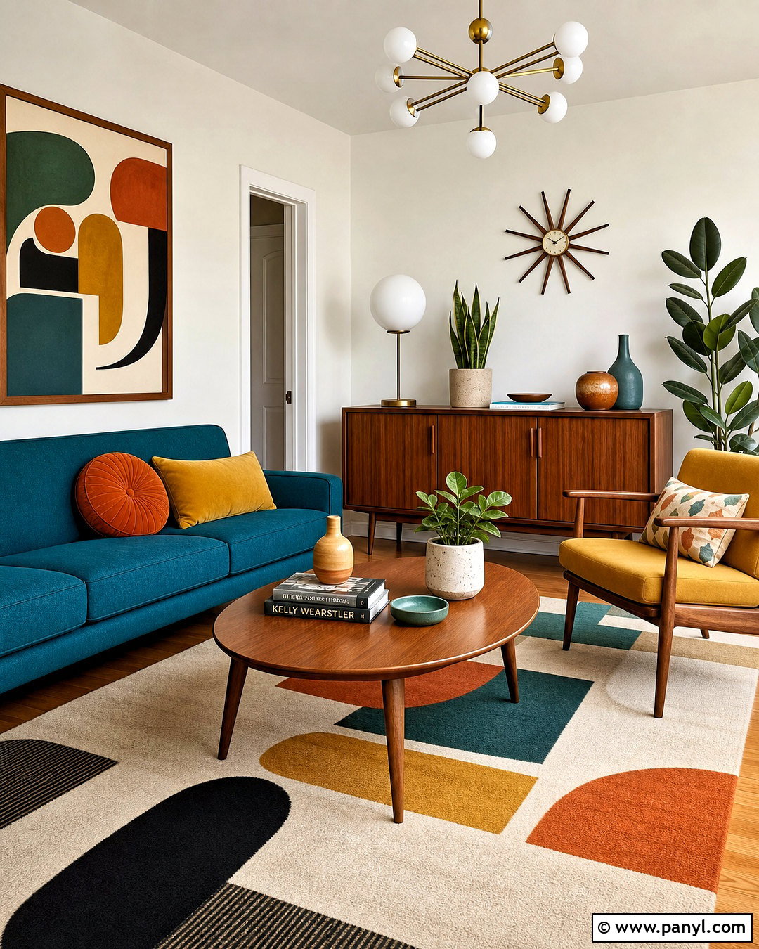 Midcentury Modern Room Decor - 20 room decor ideas