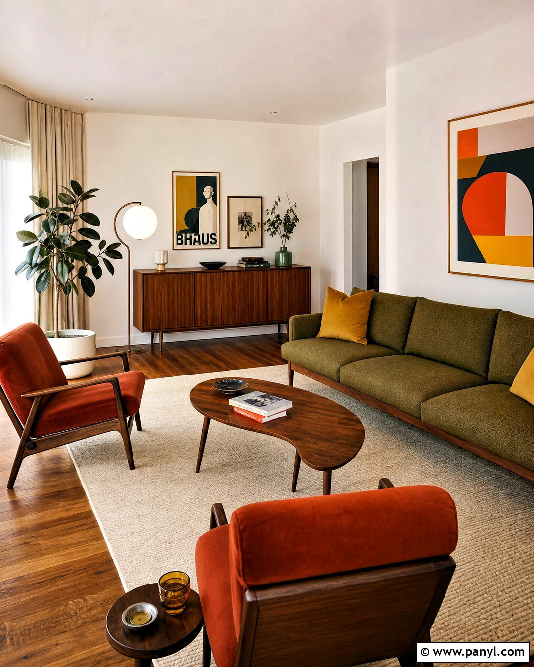 Midcentury Modern Sitting Room - 20 sitting room ideas
