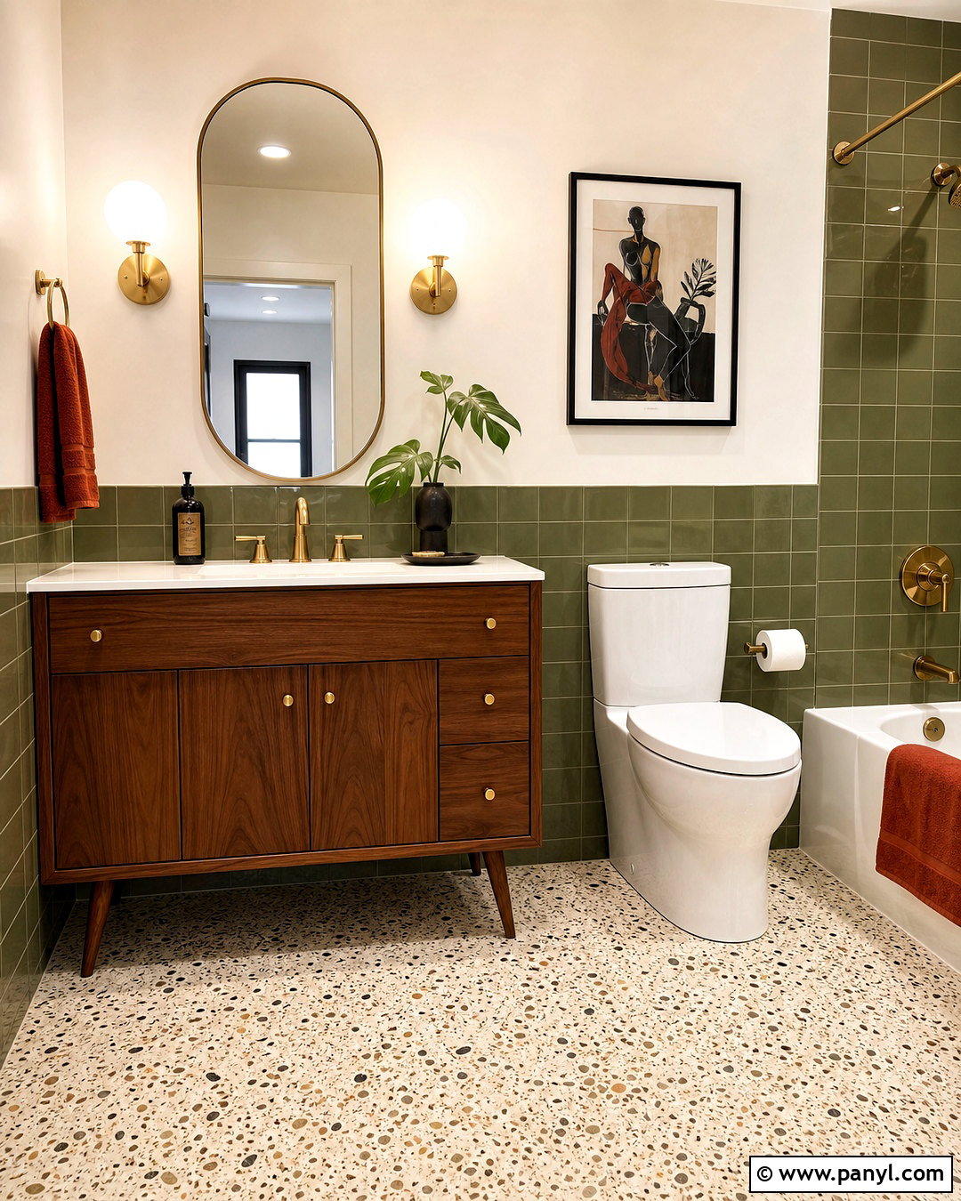 Midcentury Modern Toilet - 20 toilet design ideas
