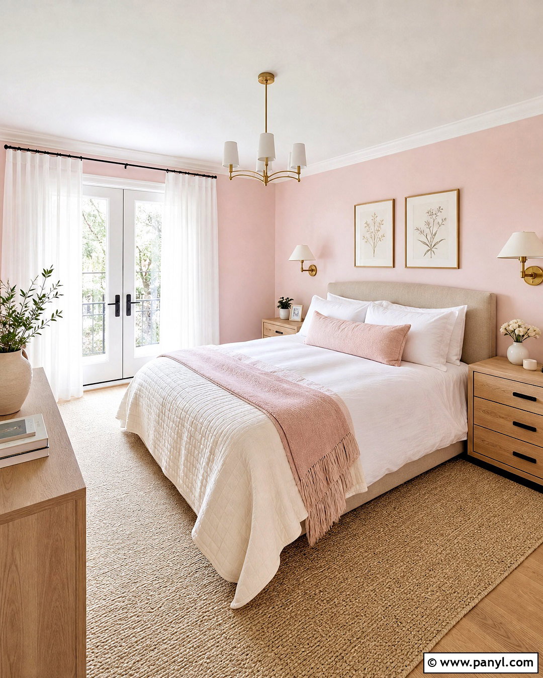 Middleton Pink Bedroom With White Bedding - 20 middleton pink farrow and ball ideas