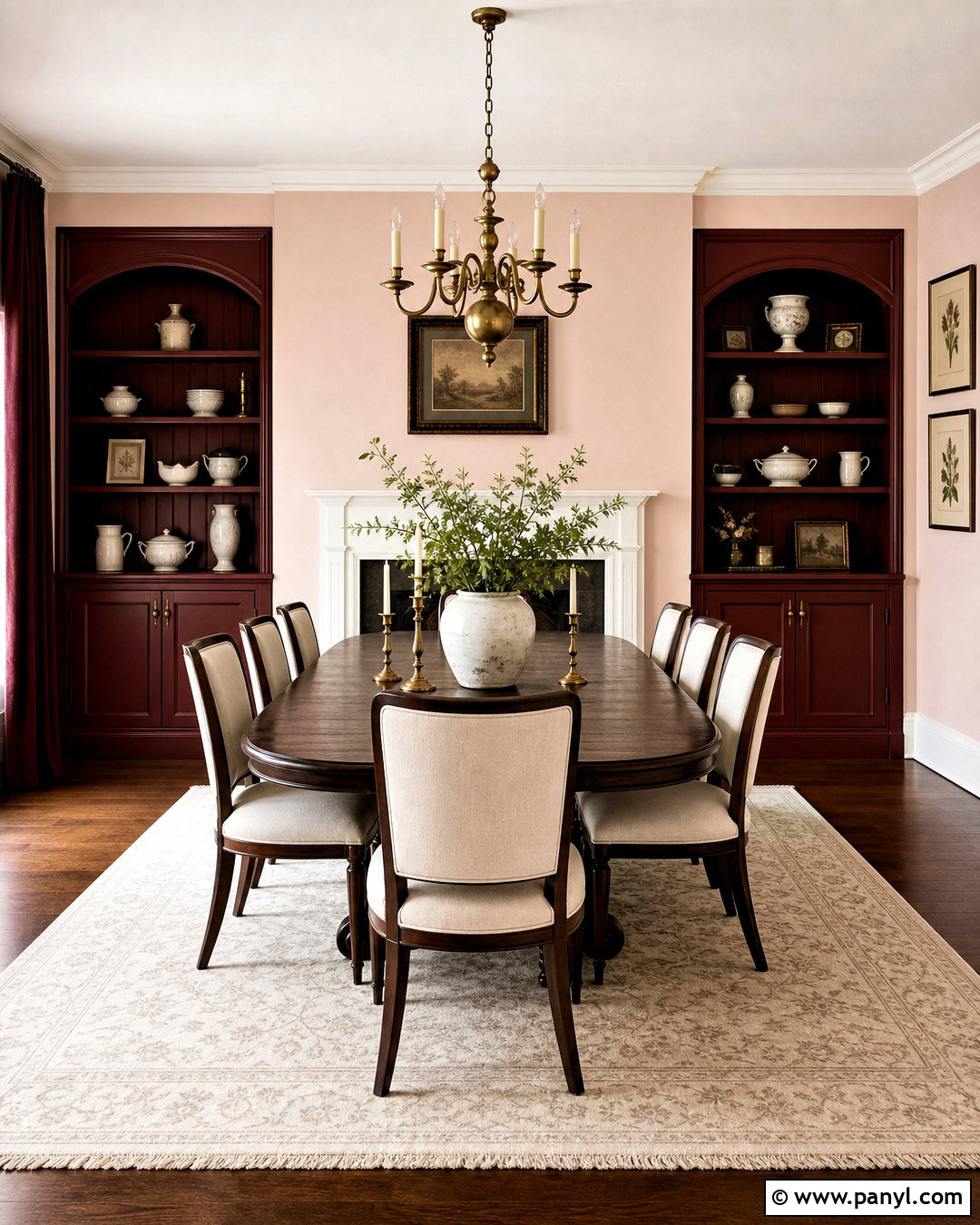 Middleton Pink Dining Room With Burgundy - 20 middleton pink farrow and ball ideas