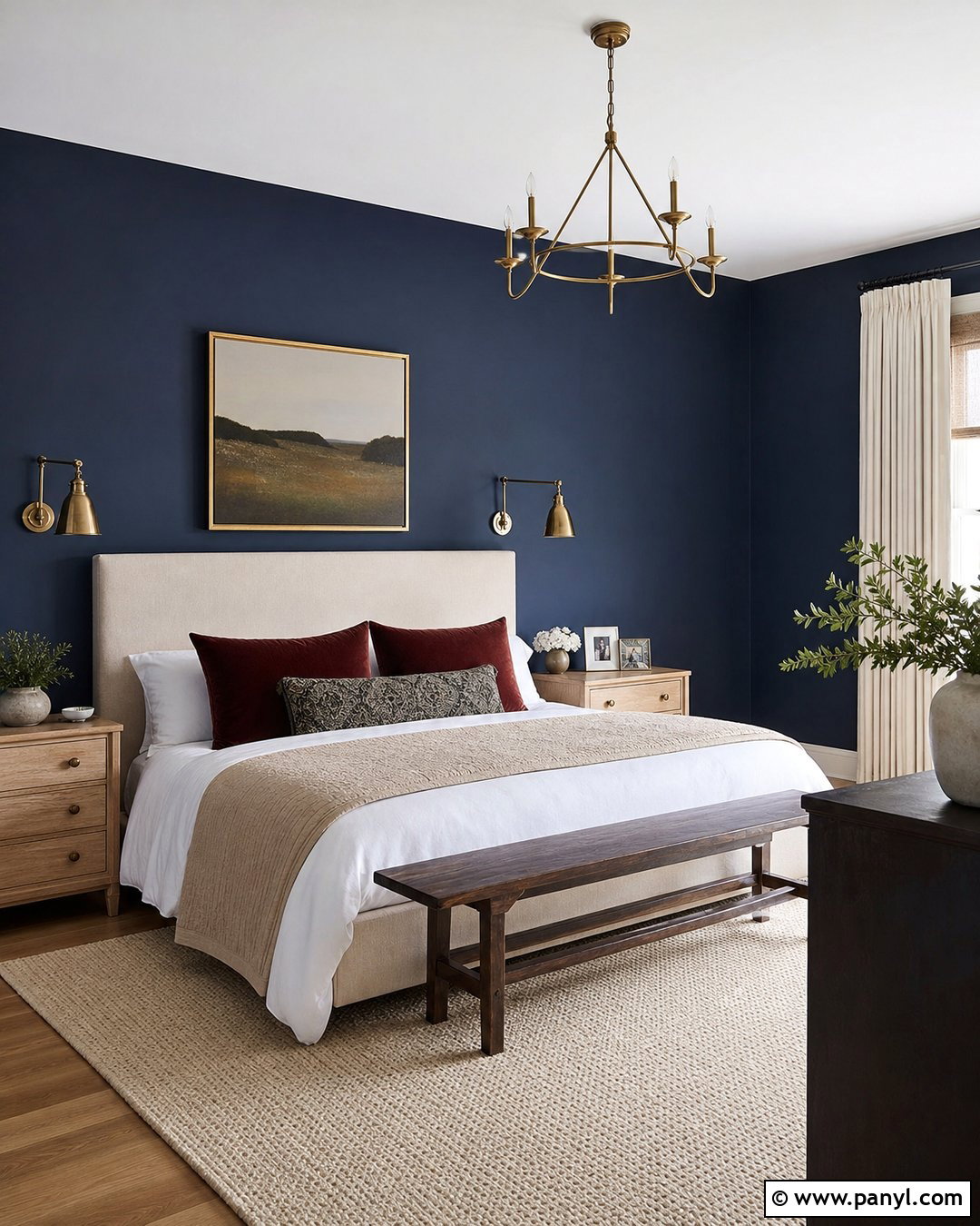 Midnight Blue Bedroom Walls - 50 blue walls