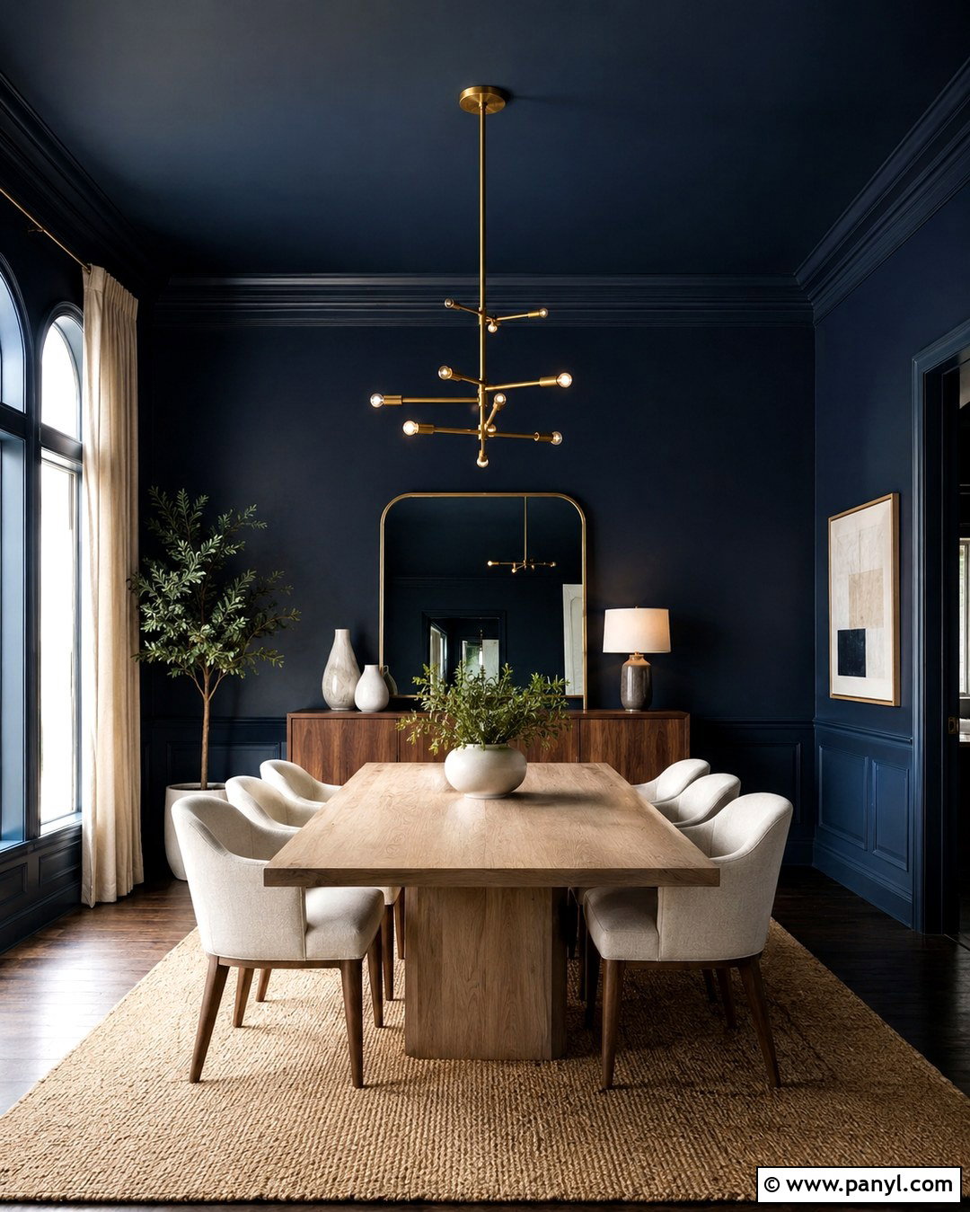 Midnight Blue Dining Room Walls - 20 Shades Of Blue For Walls