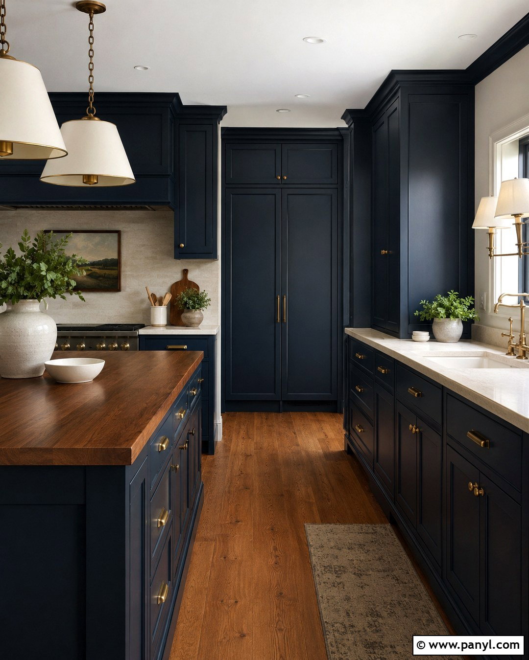 Midnight Blue Kitchen - 20 Rich Kitchen Colors