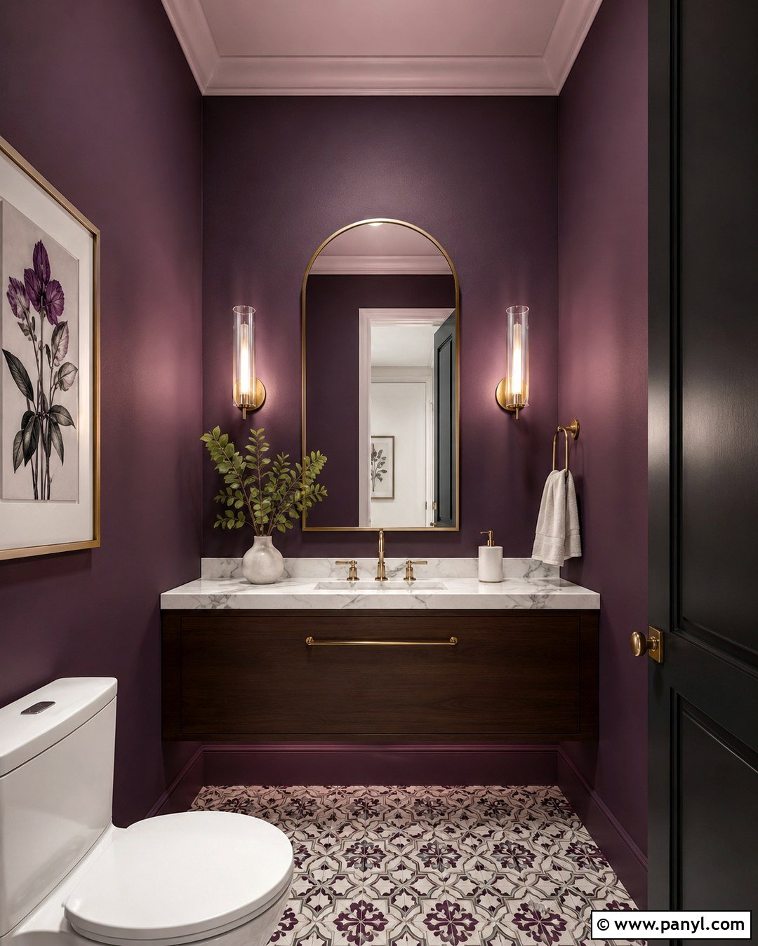 20 Midnight Orchid Color Ideas: Rich Hues for Elegant Rooms