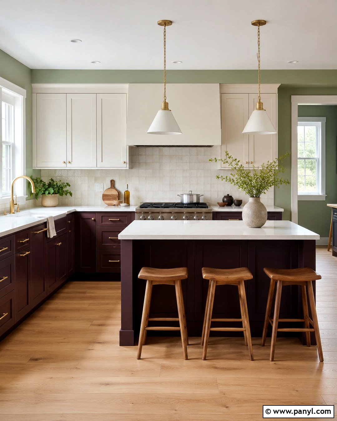 Midnight Orchid And Sage Green Kitchen - 20 Midnight Orchid Color Ideas