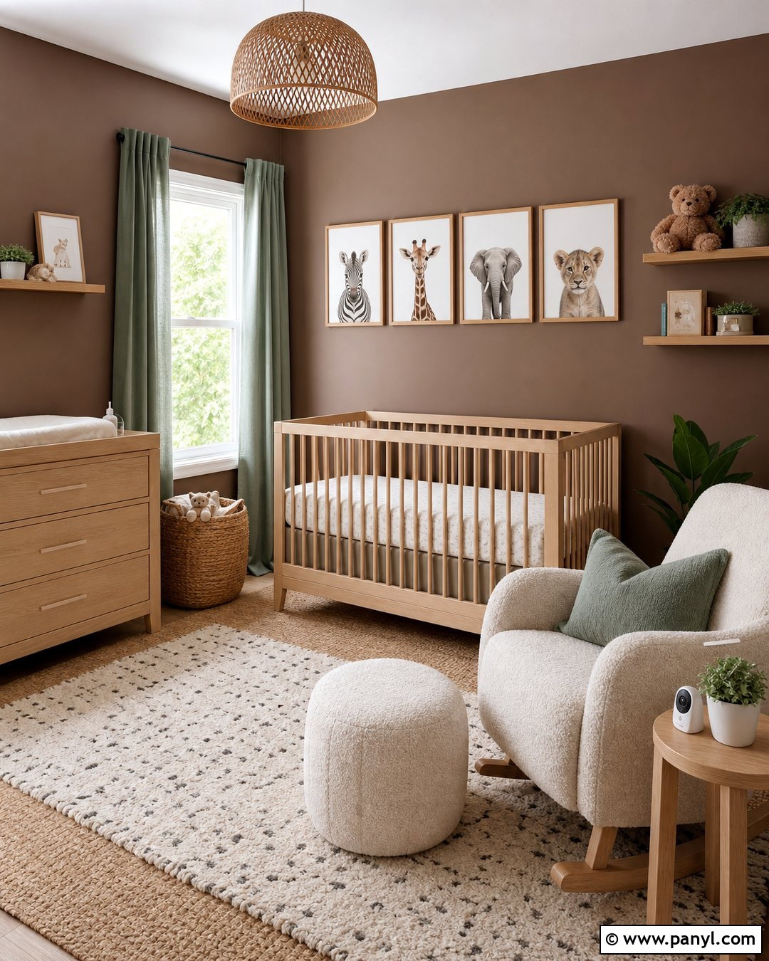Milk Chocolate Nursery Walls - 35 Brown Wall Color Ideas
