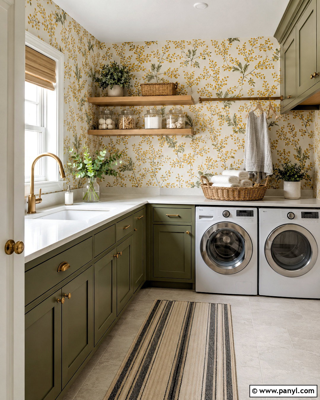 Mimosa Wall Laundry Room - 20 mimosa wall ideas