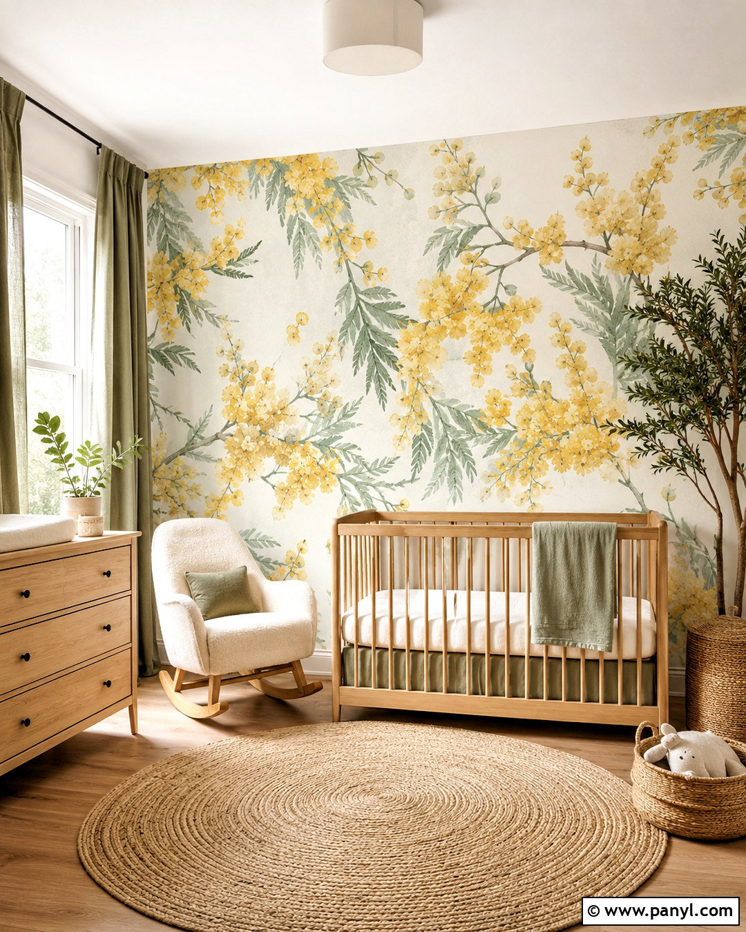 Mimosa Wall Nursery - 20 mimosa wall ideas