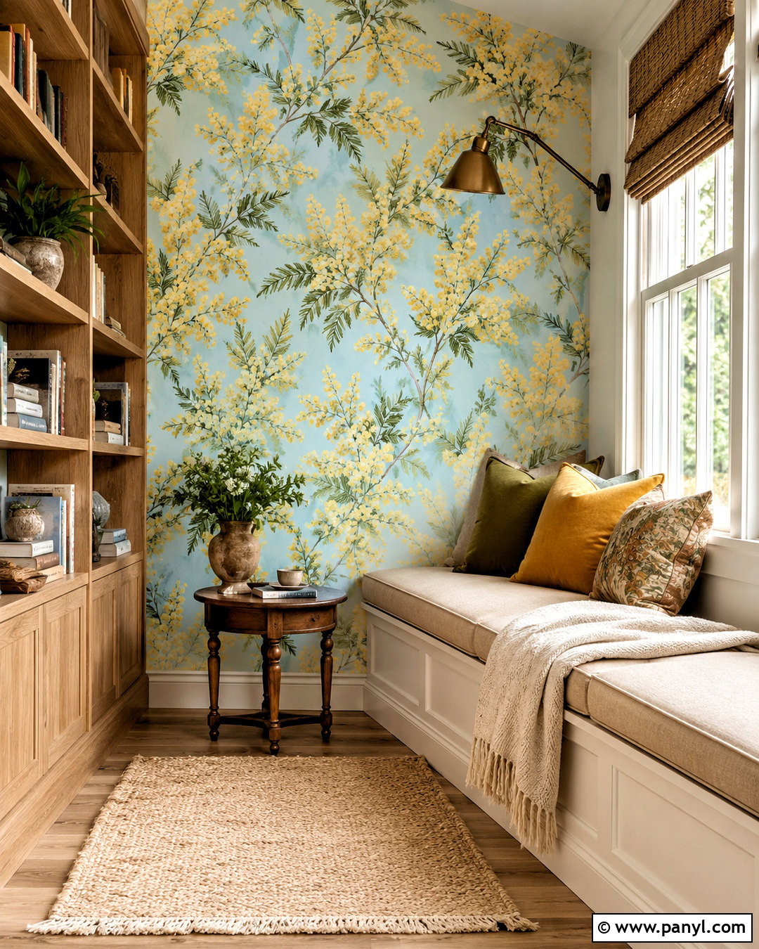 Mimosa Wall Reading Nook - 20 mimosa wall ideas