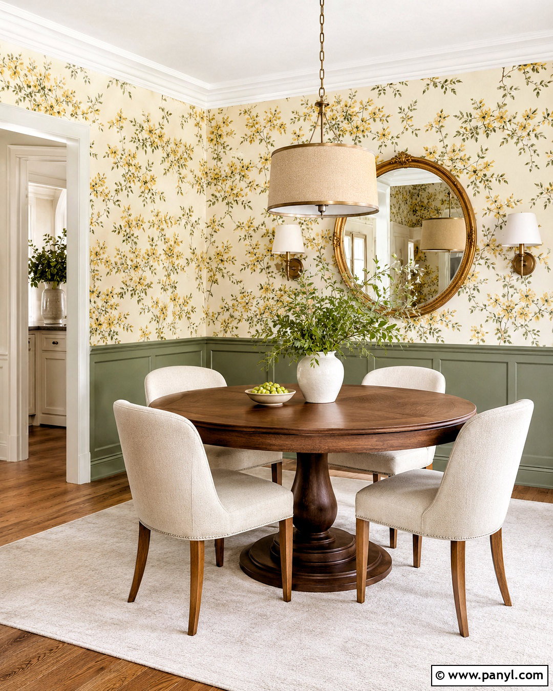 Mimosa Wall With Wainscoting - 20 mimosa wall ideas