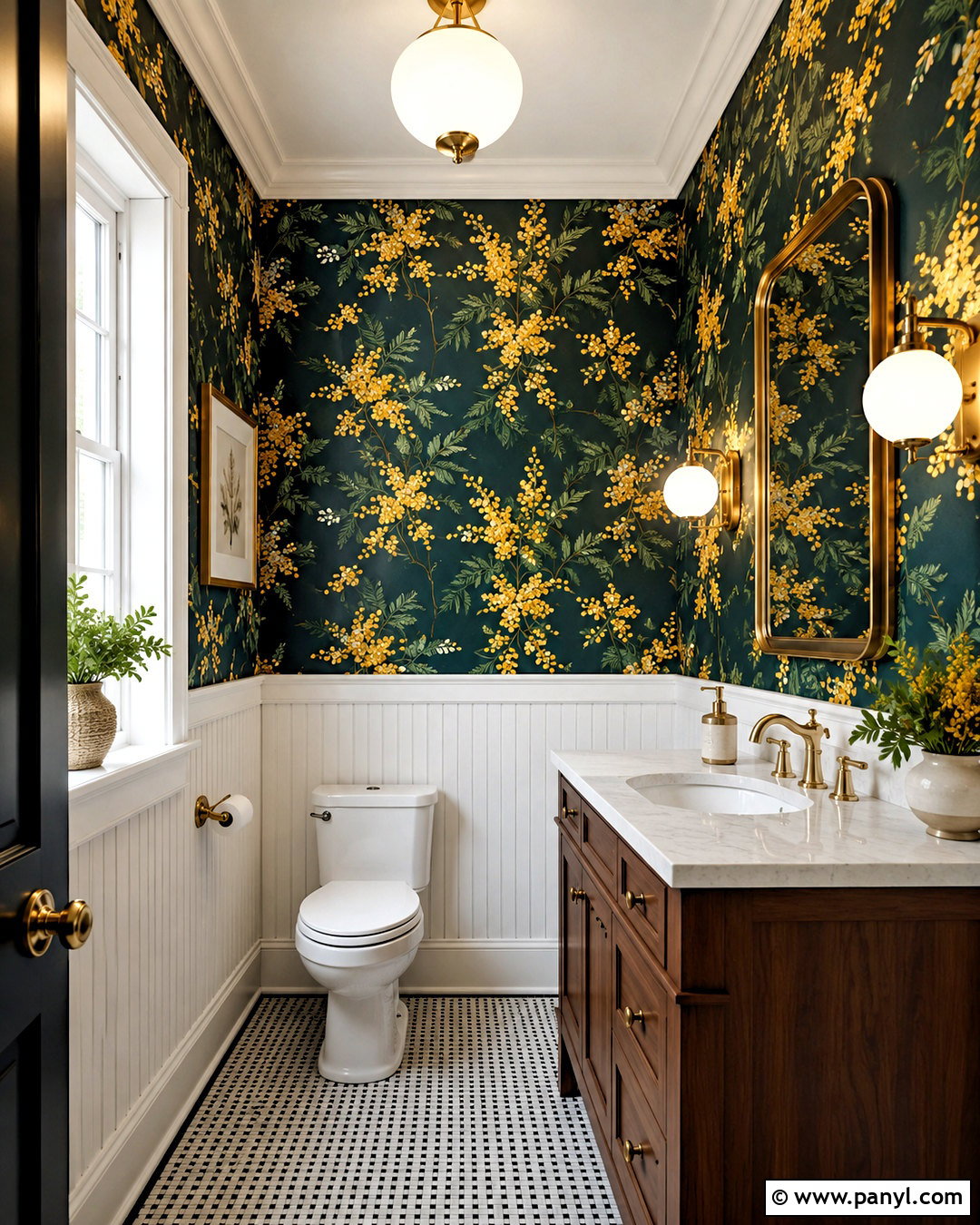 Mimosa Wallpaper Bathroom - 20 mimosa wall ideas