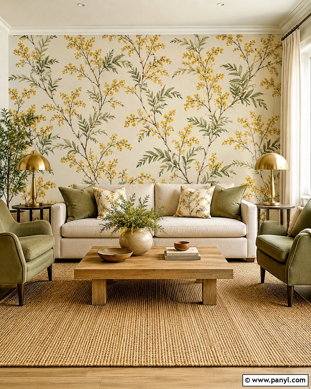 Mimosa Wallpaper Living Room - 20 mimosa wall ideas
