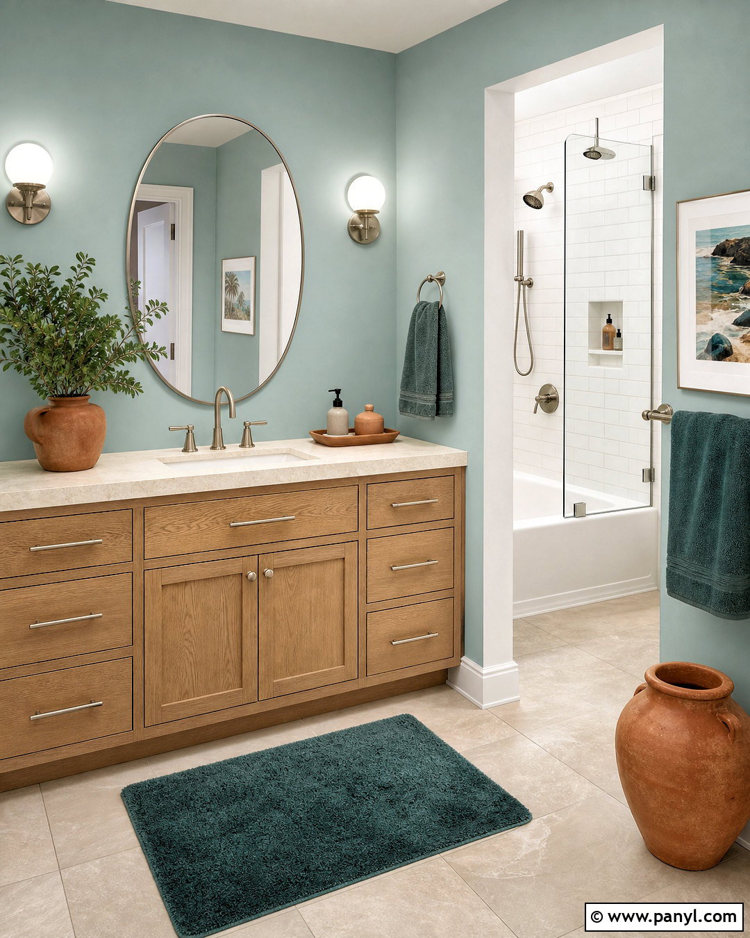 Mineral Aqua Wall Color - 20 2027 wall color trends
