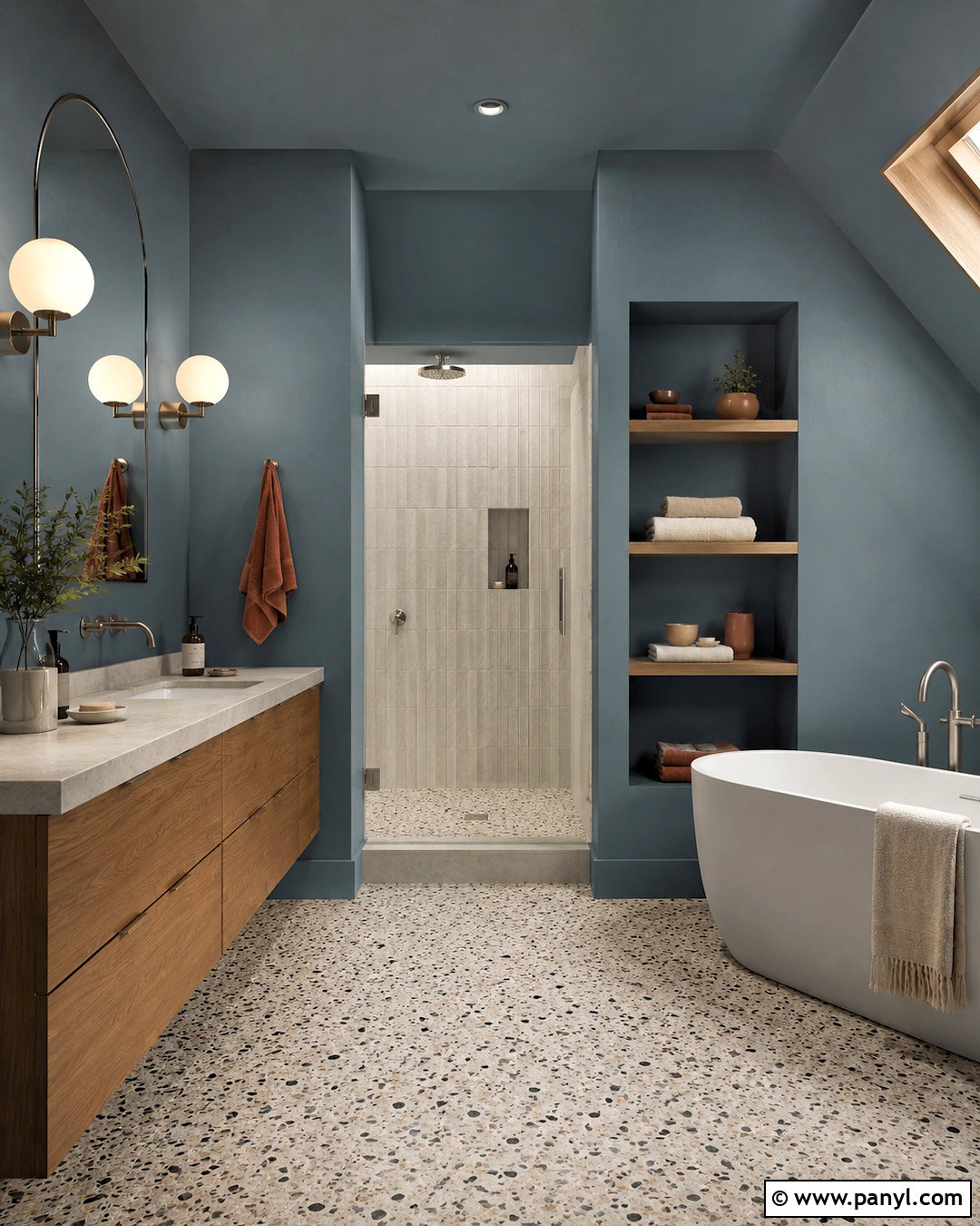Mineral Blue Bathroom Paint Color - 20 paint color trends