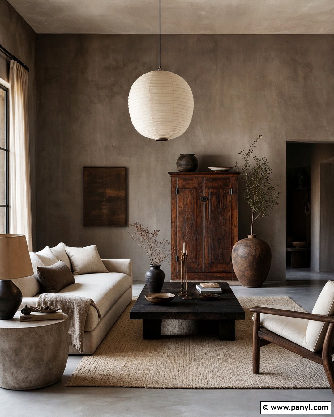 Mineral Gray Wabi Sabi Walls - 25 Wabi Sabi Wall Color Ideas