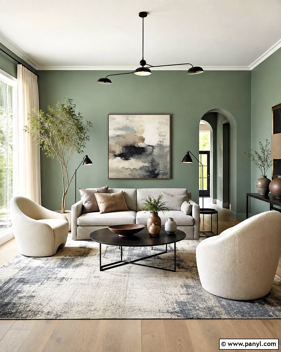 Mineral Green Living Room - 20 magnolia green paint colors
