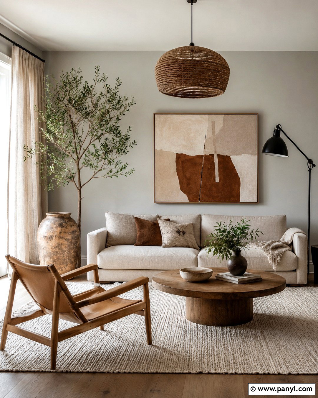 Minimal Boho Room With Grey Walls - 20 Boho With Grey Walls