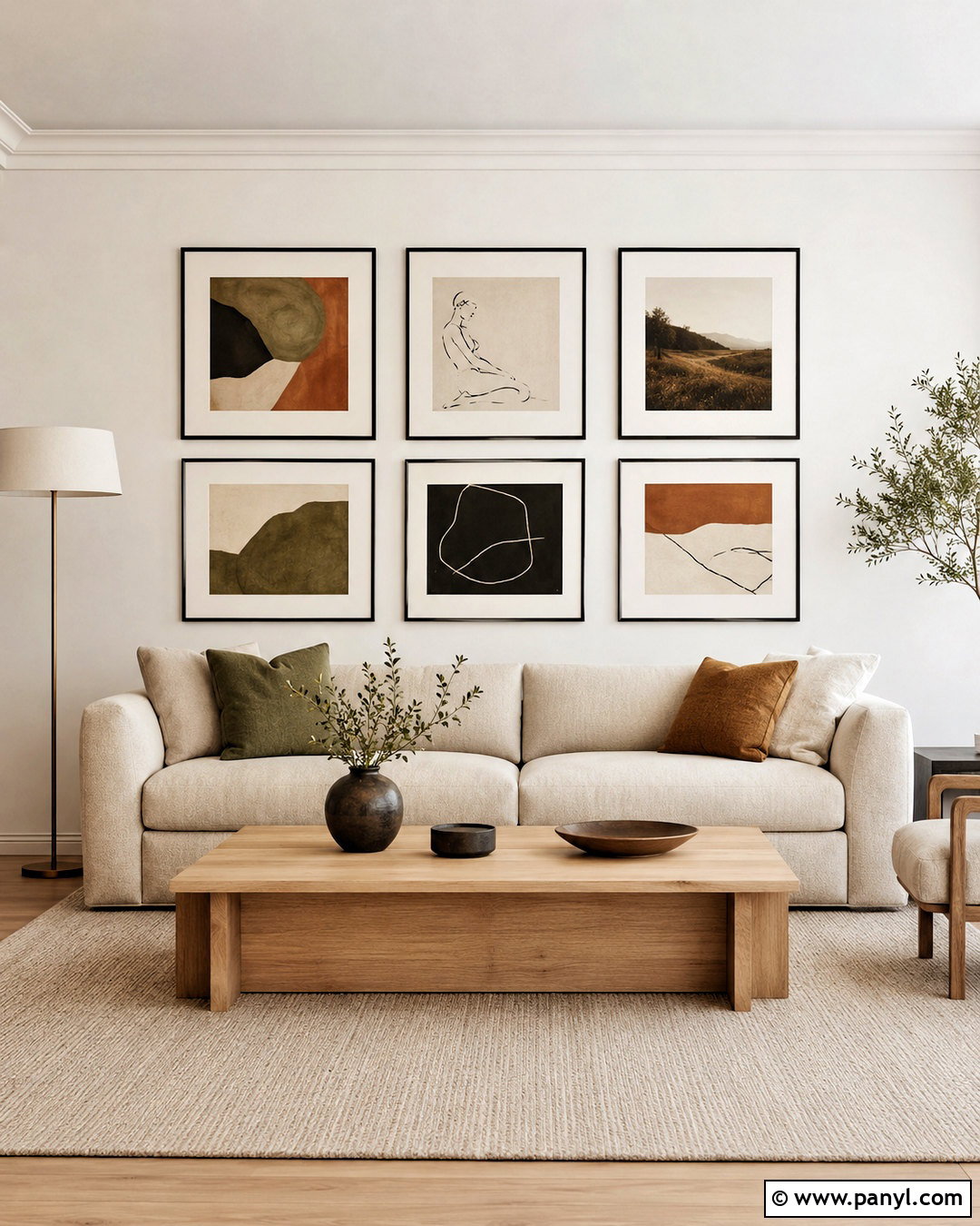 Minimal Gallery Wall - 20 minimal wall ideas