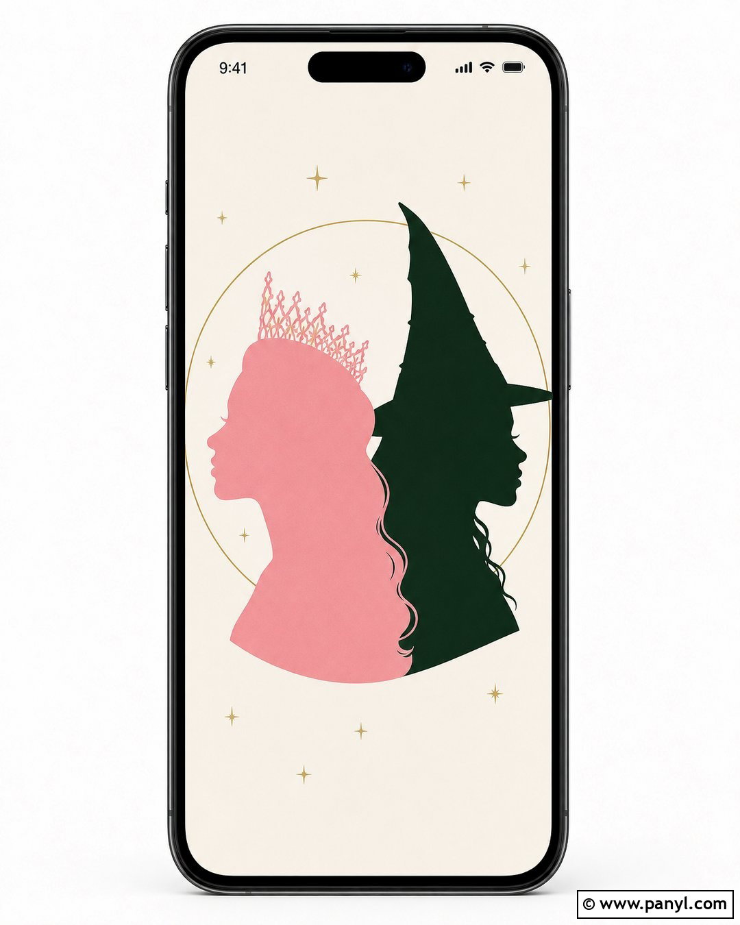 Minimal Glinda And Elphaba Silhouette Wallpaper - 30 Glinda And Elphaba Wallpaper Ideas