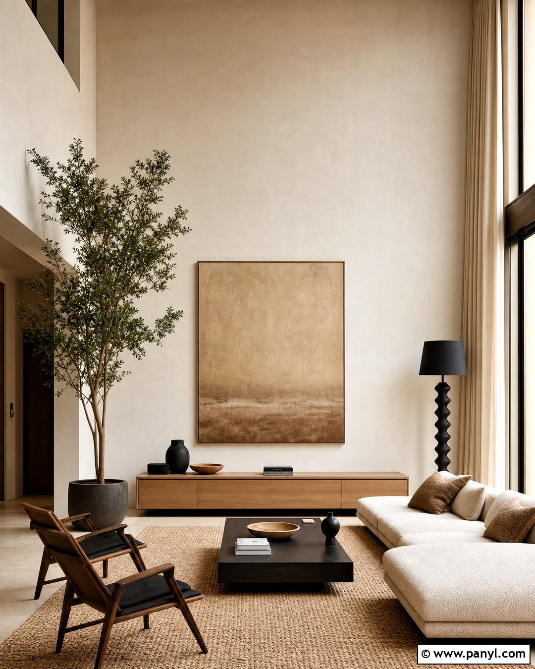 Minimal High Ceiling Wall Decor - 20 high ceiling wall design ideas