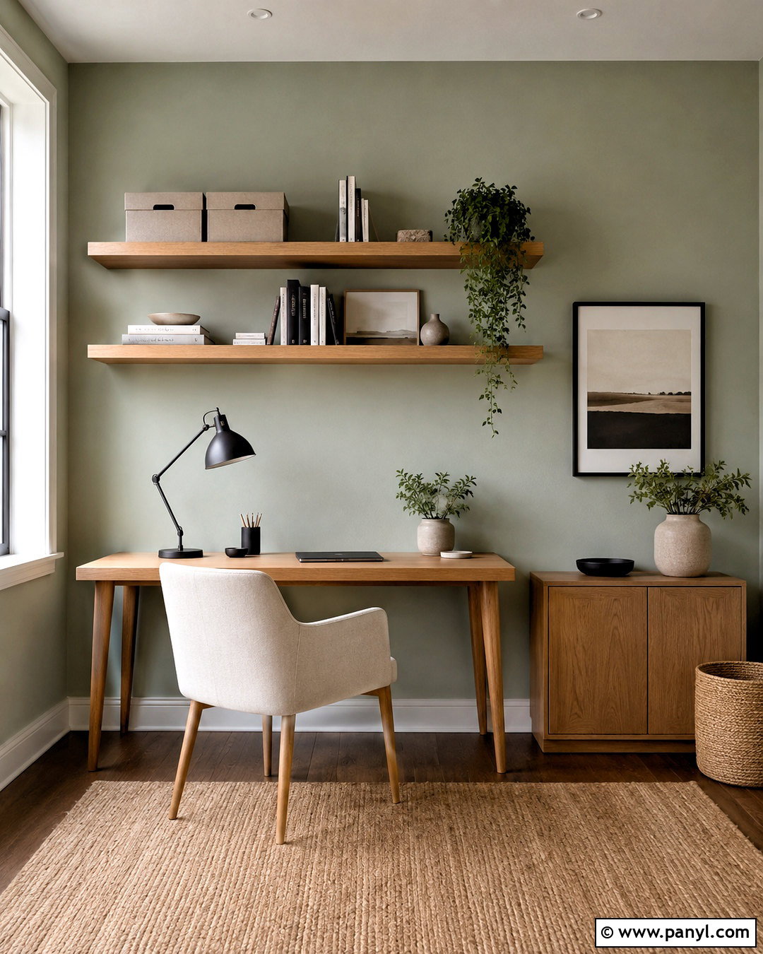 Minimal Home Office Wall - 20 minimal wall ideas