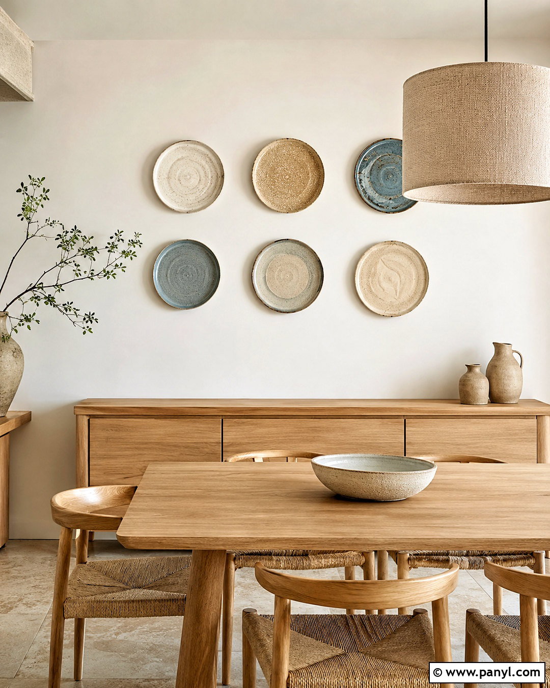 Minimal Plate Wall - 20 minimal wall ideas