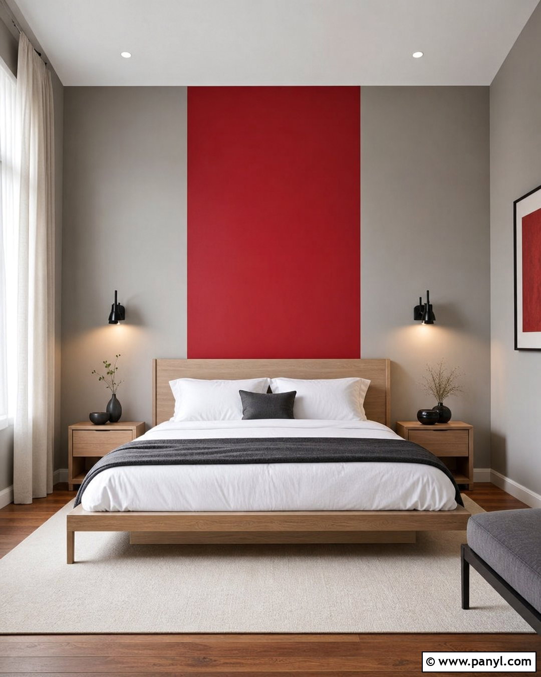20 Red And Grey Walls Ideas for Sophisticated, Modern Rooms