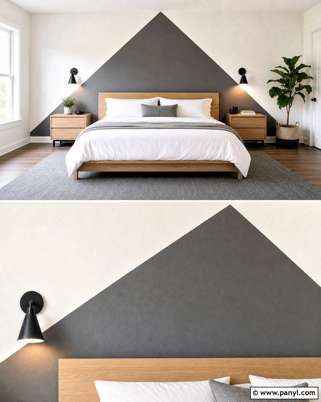 20 Triangle Wall Design Ideas for a Bold, Modern Feature