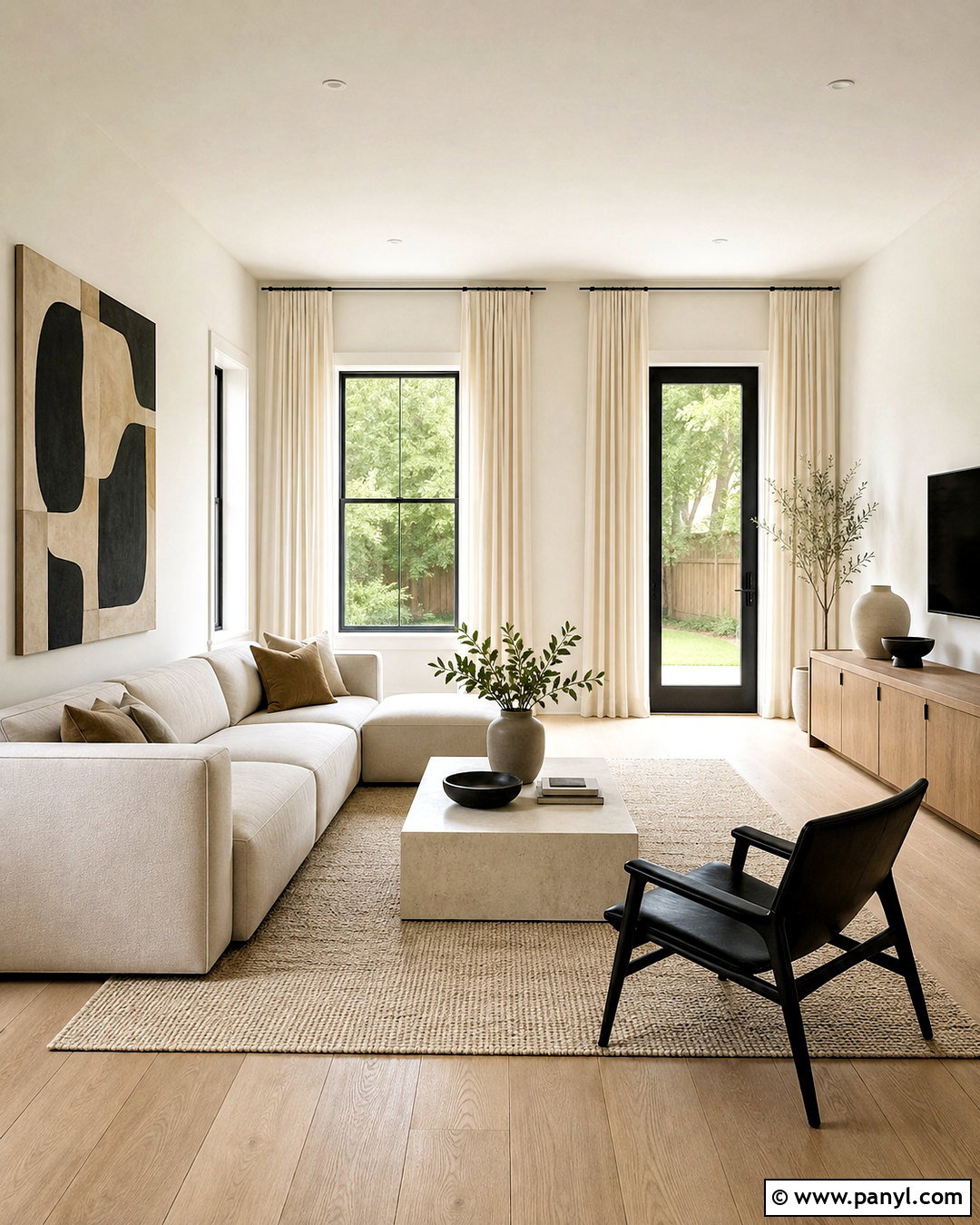 Minimalist Baseboard Trim - 20 living room trim ideas
