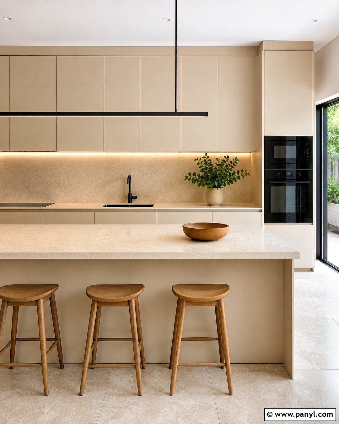 Minimalist Beige Kitchen - 20 beige colour kitchen ideas
