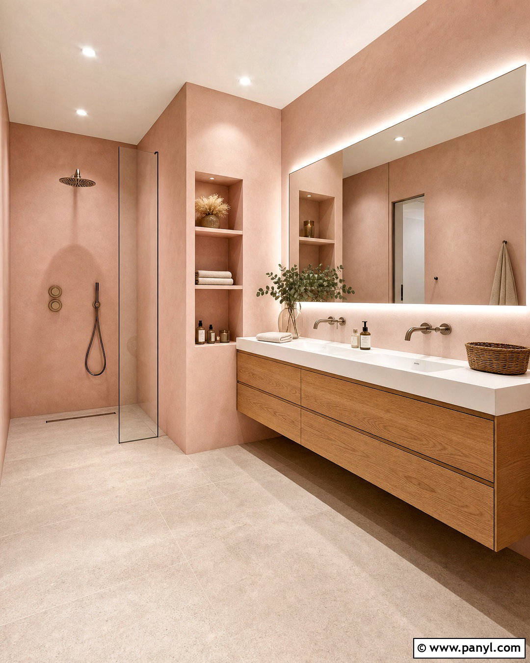 20 Blush Bathroom Ideas for a Soft and Serene Spa-Like Retreat