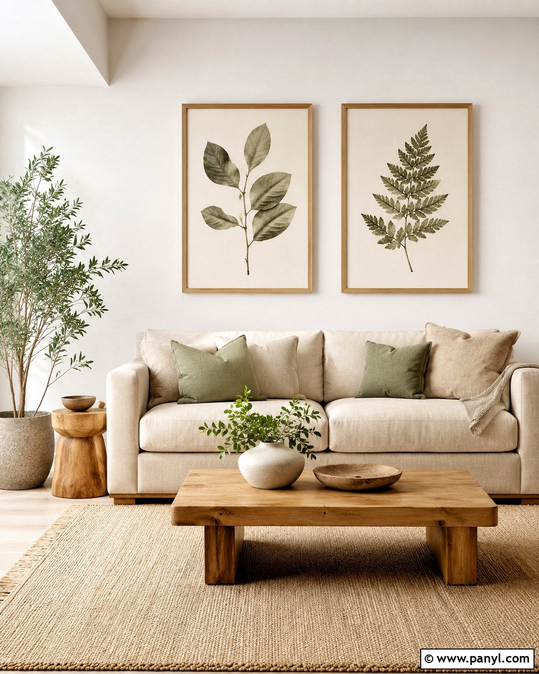 Minimalist Botanical Wall Art - 20 minimalist wall design ideas
