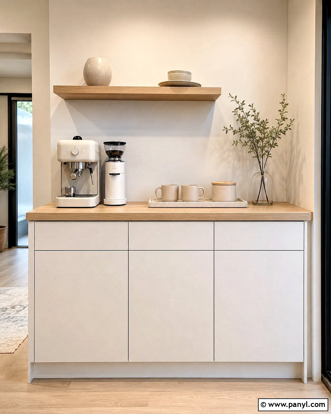 Minimalist Coffee Station - 20 coffee station ideas