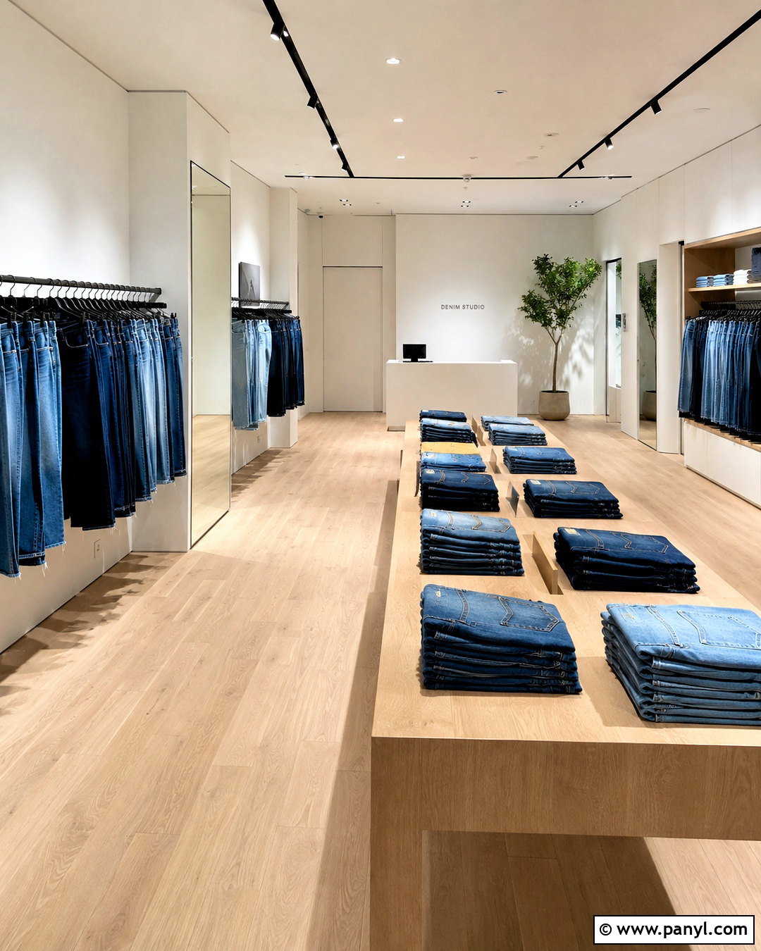 Minimalist Denim Store - 20 denim store ideas