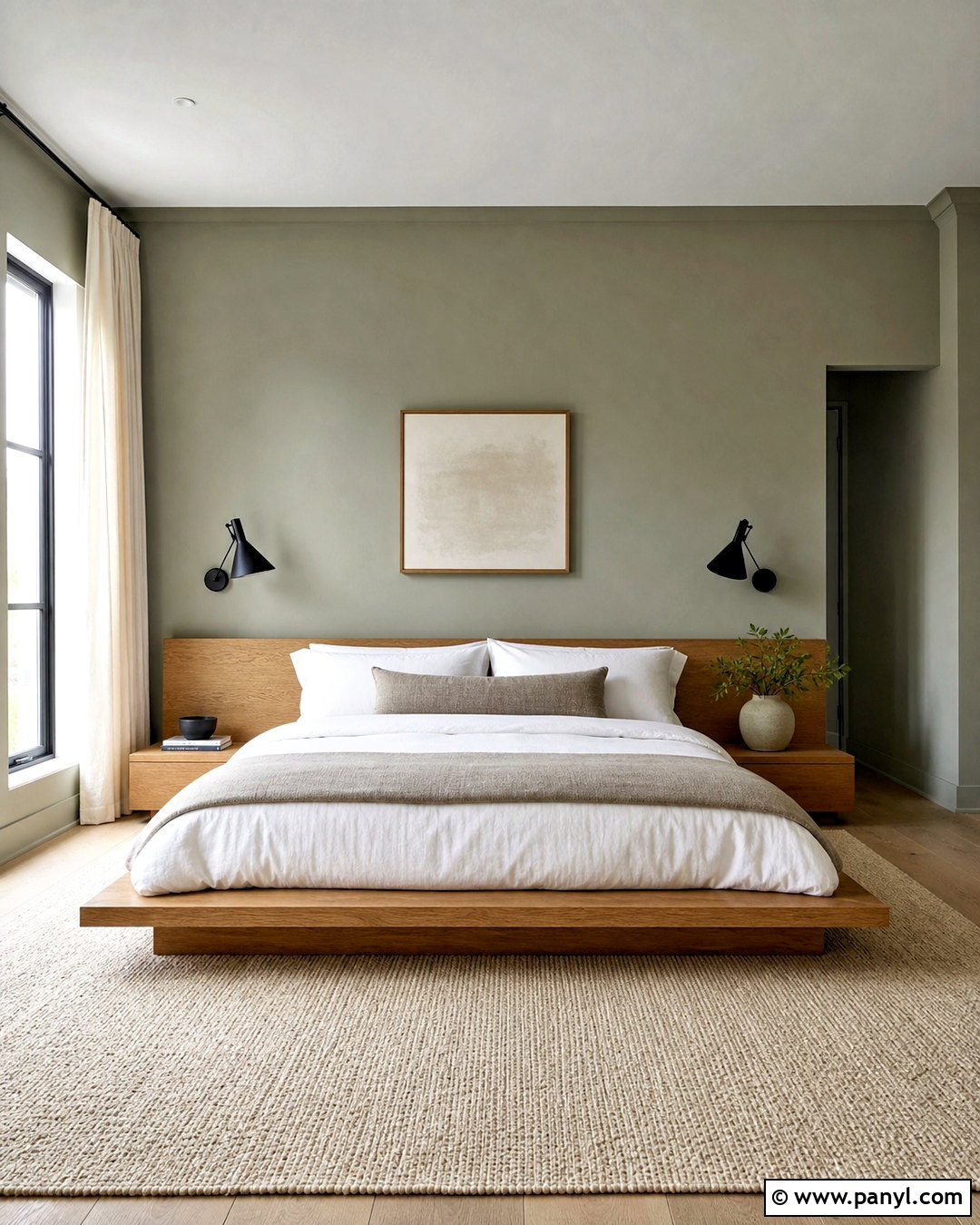 Minimalist Evergreen Fog Bedroom - 20 evergreen fog sherwin williams bedroom ideas