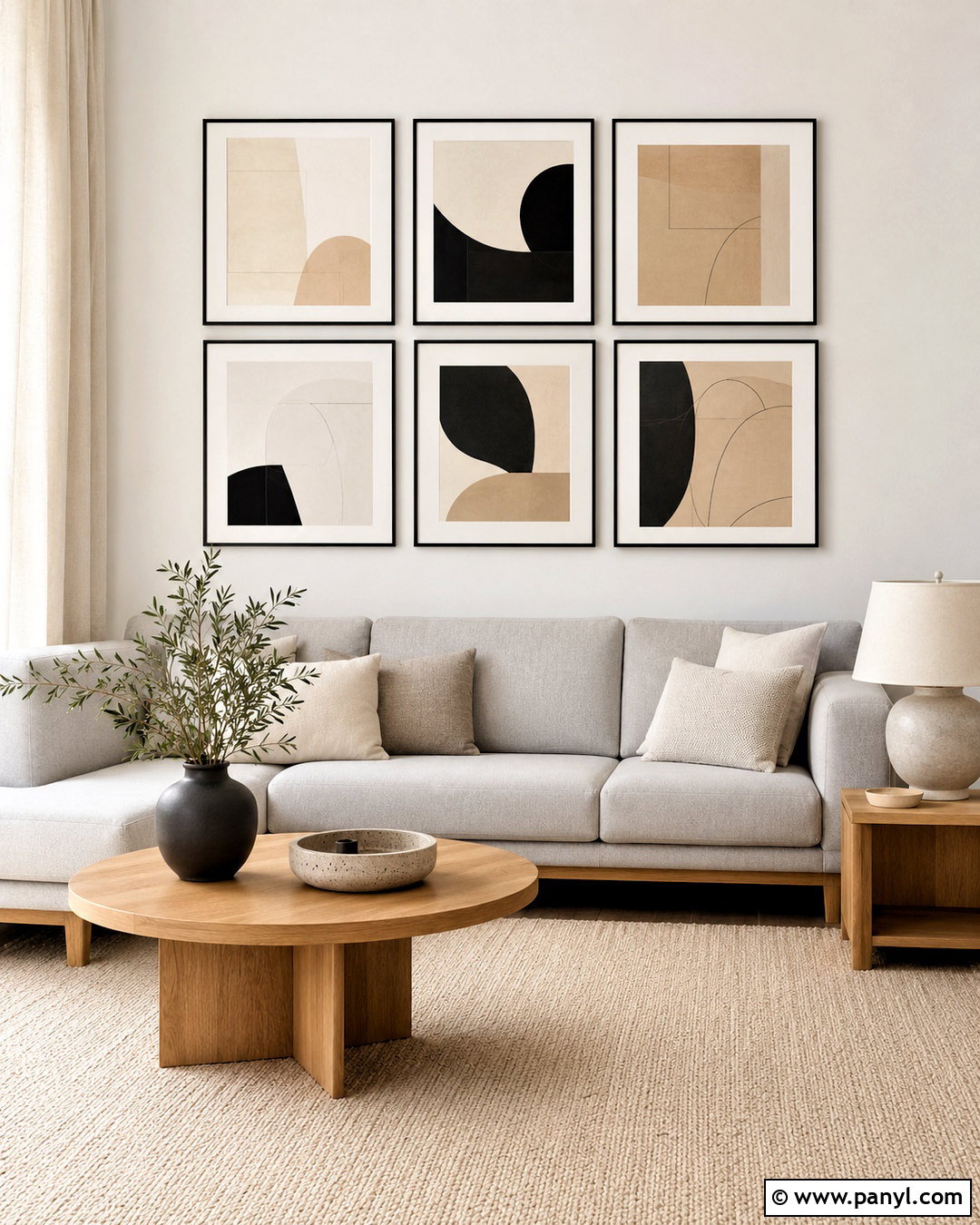 Minimalist Gallery Wall - 20 minimalist wall design ideas
