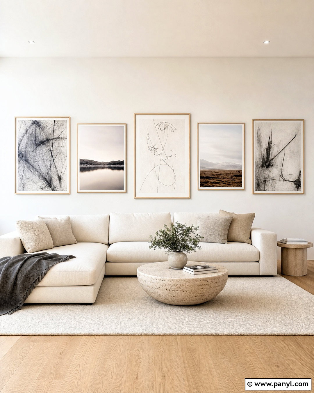 Minimalist Gallery Wall - 20 gallery wall ideas